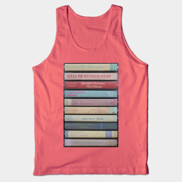 Call Me by Your Name Cassettes Tank Top by JordanBoltonDesign